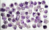 Flat: Amethyst Crystal Points (Morocco) - Pieces #82330-1